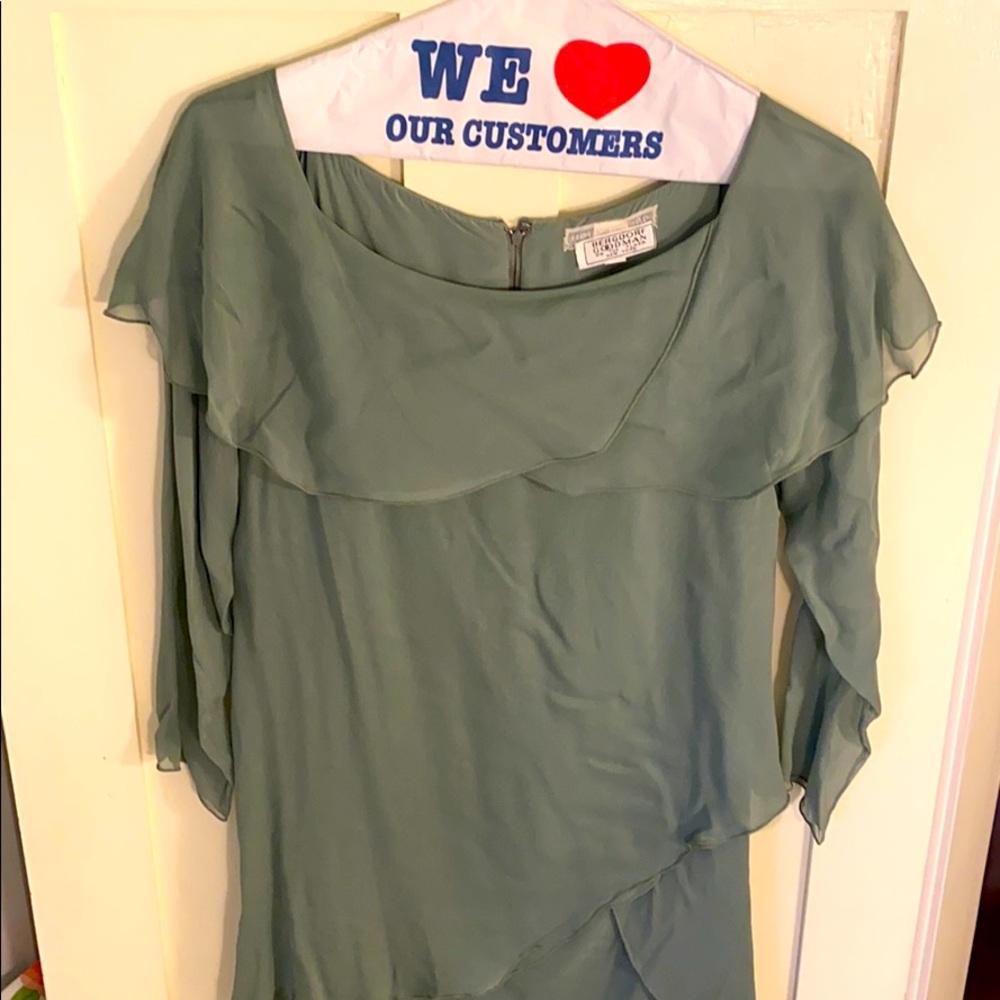 Holly Harp/Bergdorf Goodman silk vintage dress.